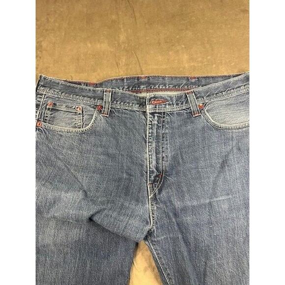 Flared Denim Levi Strauss & Co 569 40x30‎ with Back Pocket Buttons Jeans - Picture 2 of 7
